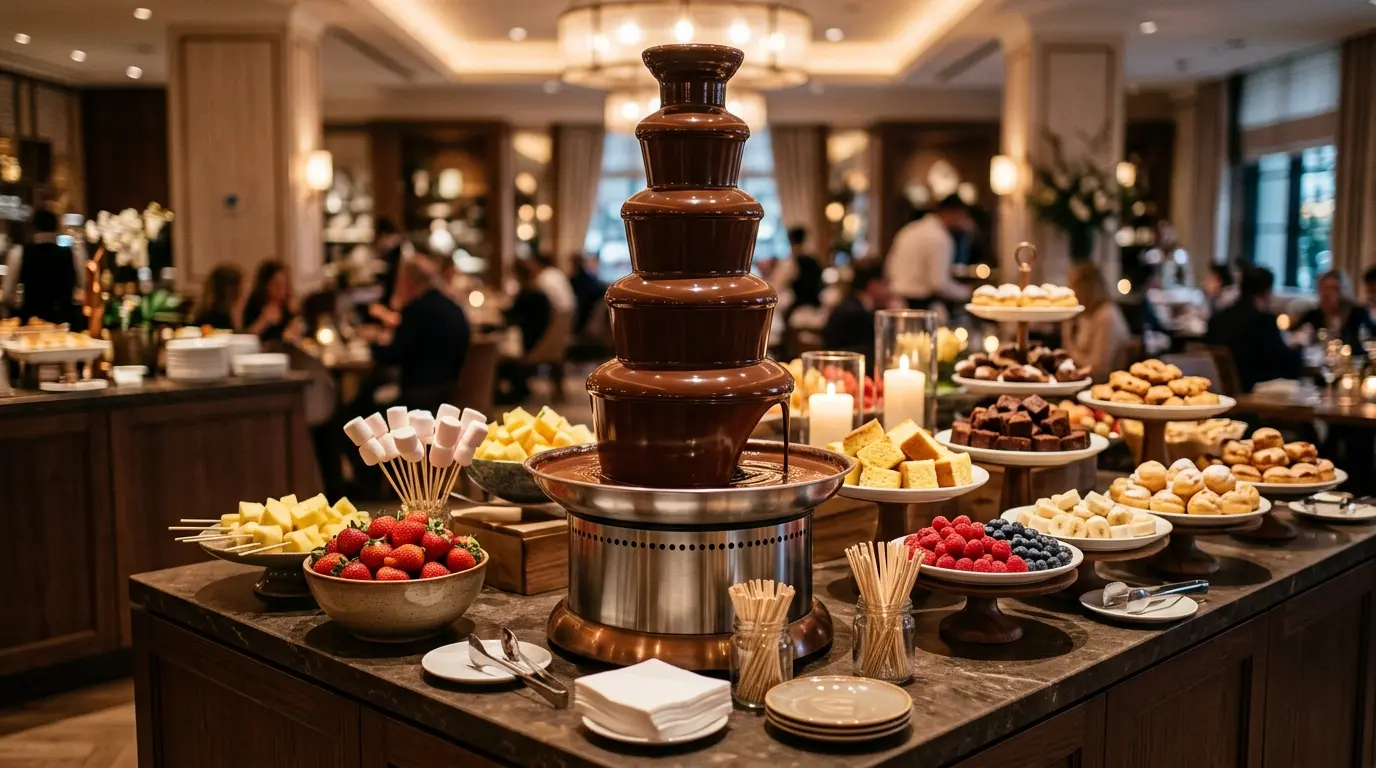 Elevate Your Brand: The Unseen Benefits of a Commercial Chocolate Fountain